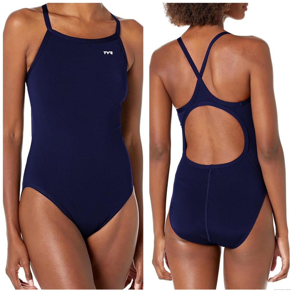 TYR Solid Diamond Fit Bathing Suit Size 34 NWT